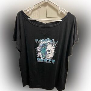 Beautiful Crazy Women’s Off the Shoulder Shirt